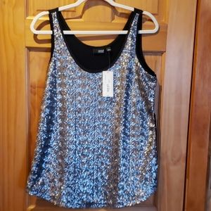 A.N.A sequin tank *NWT*